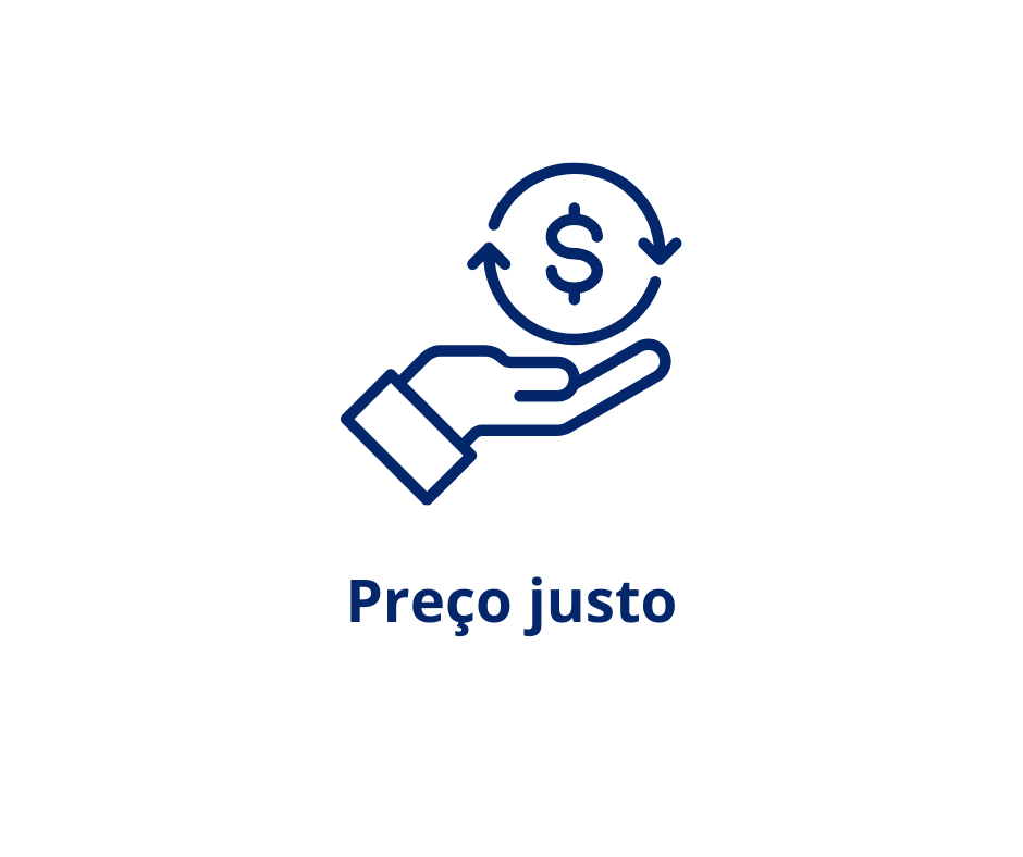 Ícone de preço justo