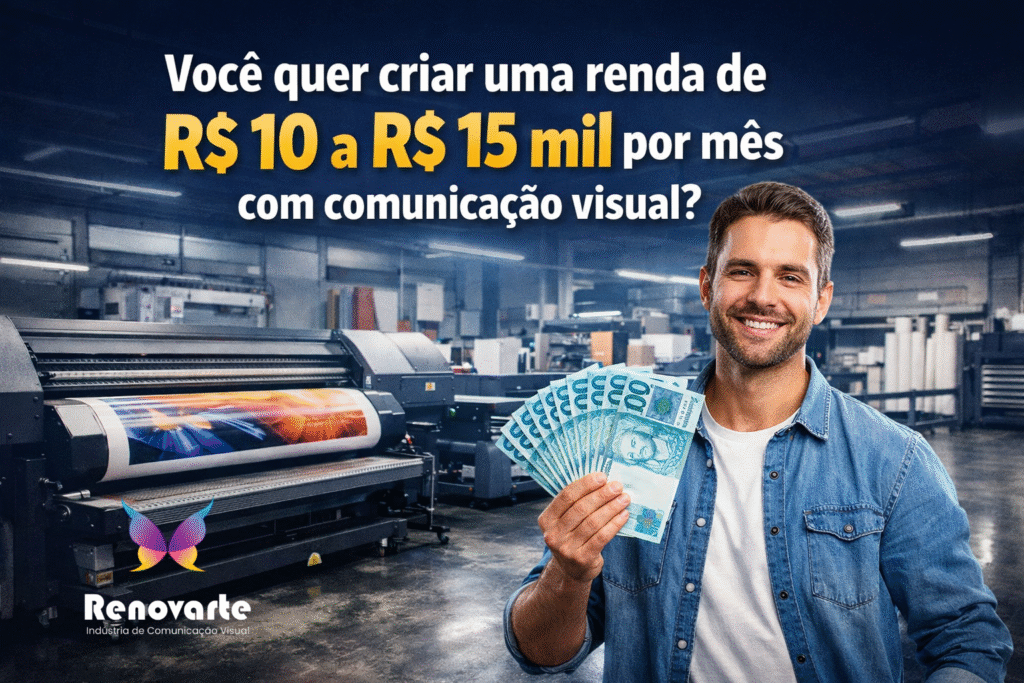 Seja um revendedor de impressão digital industrial em Uberaba com a Renovarte